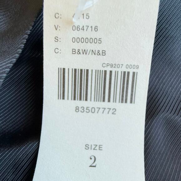 NWT MAEVE By Anthropologie Tweed Jacket Women's Size 2 Black & White - Picture 11 of 12